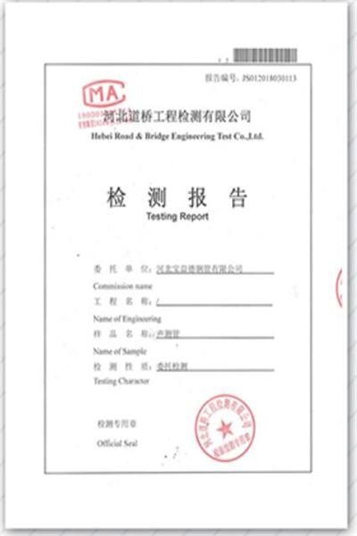 日照产品检测报告